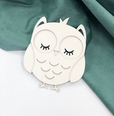 Заготовка для тиснения "Совушка" 2 слоя