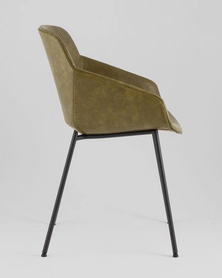 Стул Ashby экокожа зелёная