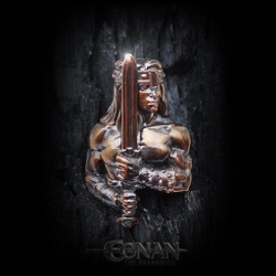 Темлячная бусина "Конан" для ножей , бронза