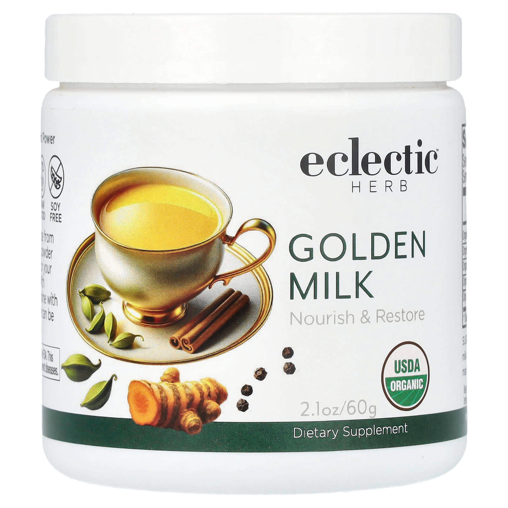 Eclectic Herb, Golden Milk, порошок, 60 г (2,1 унции)