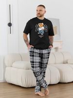 Костюм мужской Мишель-6 Виотекс ЧЁРНЫЙ