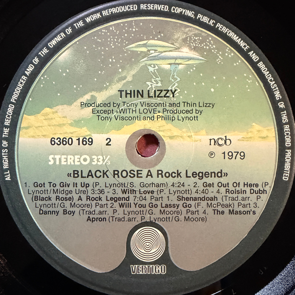 Thin Lizzy ‎– Black Rose (Скандинавия 1979г.)Т