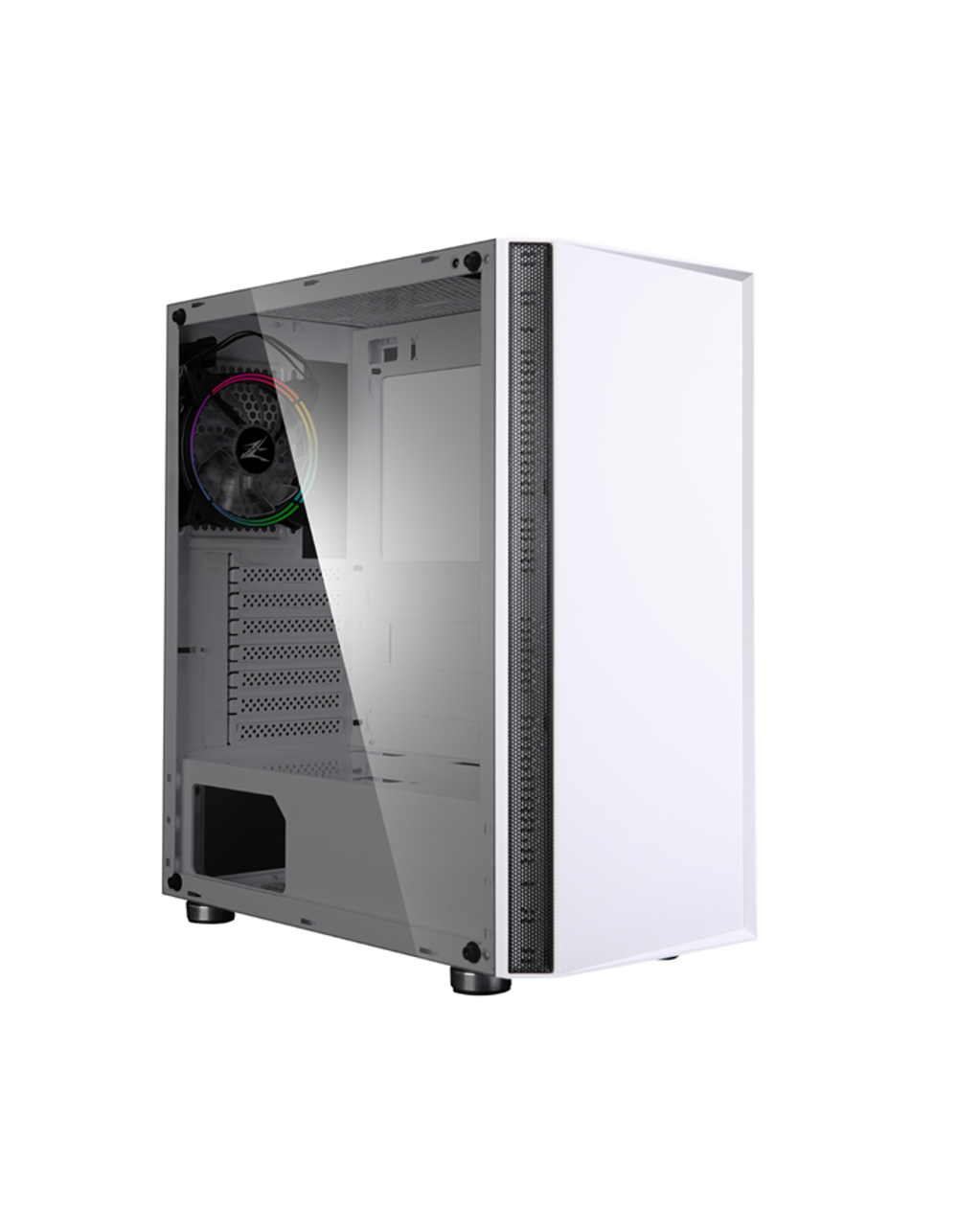 ZALMAN R2, ATX, WHITE, WINDOW, 2x3.5", 2x2.5", 2xUSB2.0, 1xUSB3.0, RGB FAN CONTROLLER, REAR 1x120mm RGB
