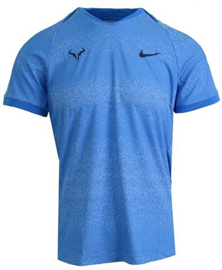 Теннисная футболка Nike Court Rafa Dri-Fit Short Sleeve - light photo blue/midnight navy
