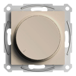 ATLASDESIGN СВЕТОРЕГУЛЯТОР (диммер) поворотно-нажимной, LED, RC, 400Вт, механизм, ПЕСОЧНЫЙ