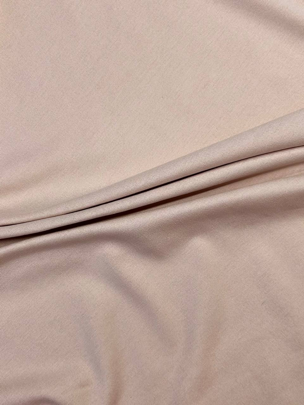 Трикотаж хлопок с шелком Loro Piana нежно-розовый