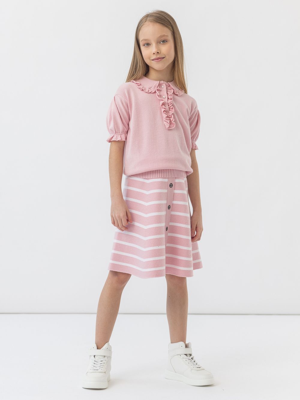 Джемпер розовый для девочки арт. AT925