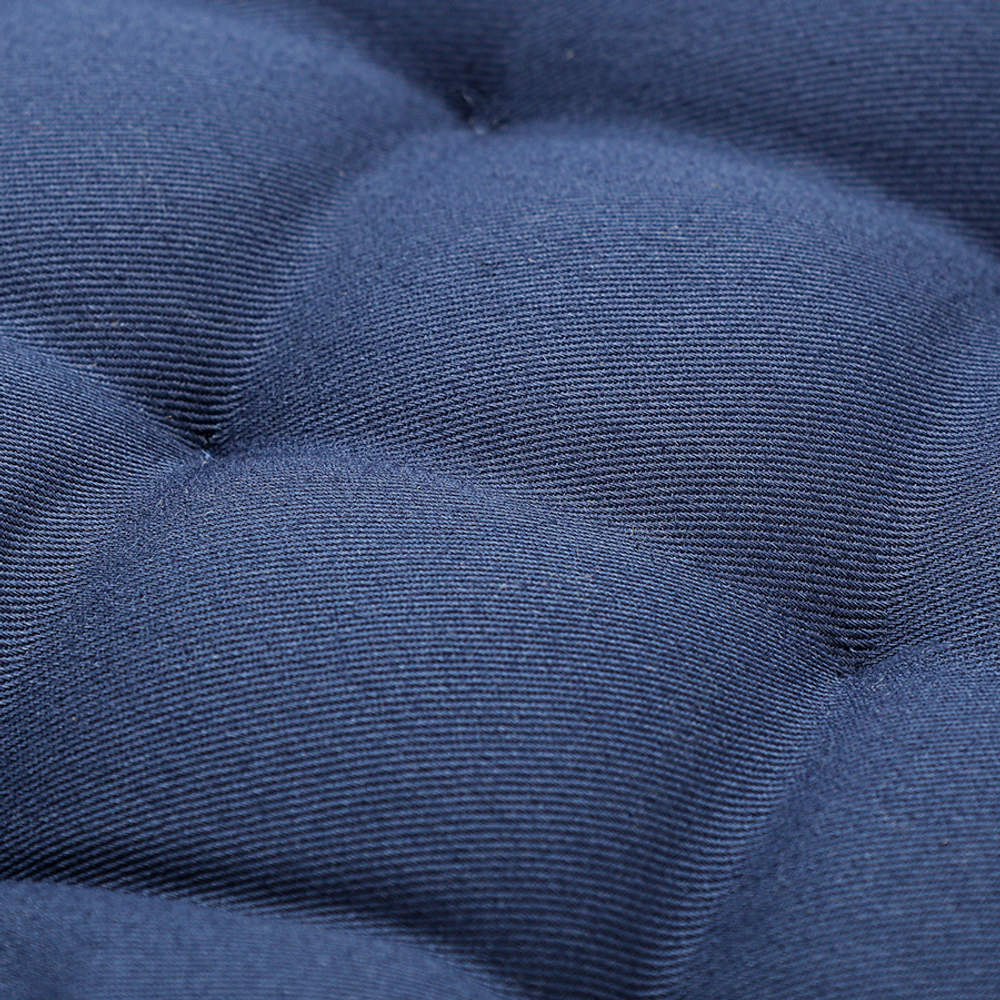 Подушка на стул из хлопка темно-синего цвета из коллекции essential, 35х35 см