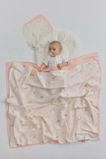 Пелёнки фланелевые BUBA KIDS, 3 шт., Песня Севера/Пудра/Сливочный, 95х115