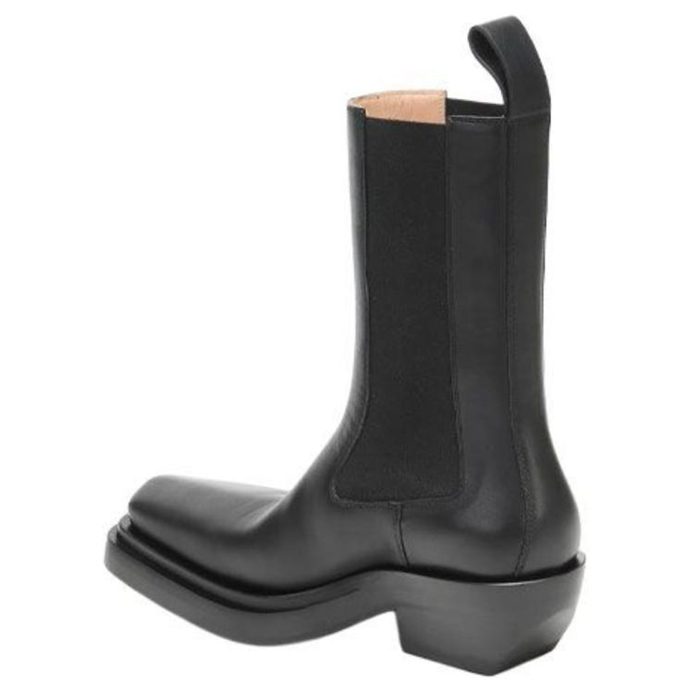 Bottega Veneta Short Chelsea Boots Women"s Black