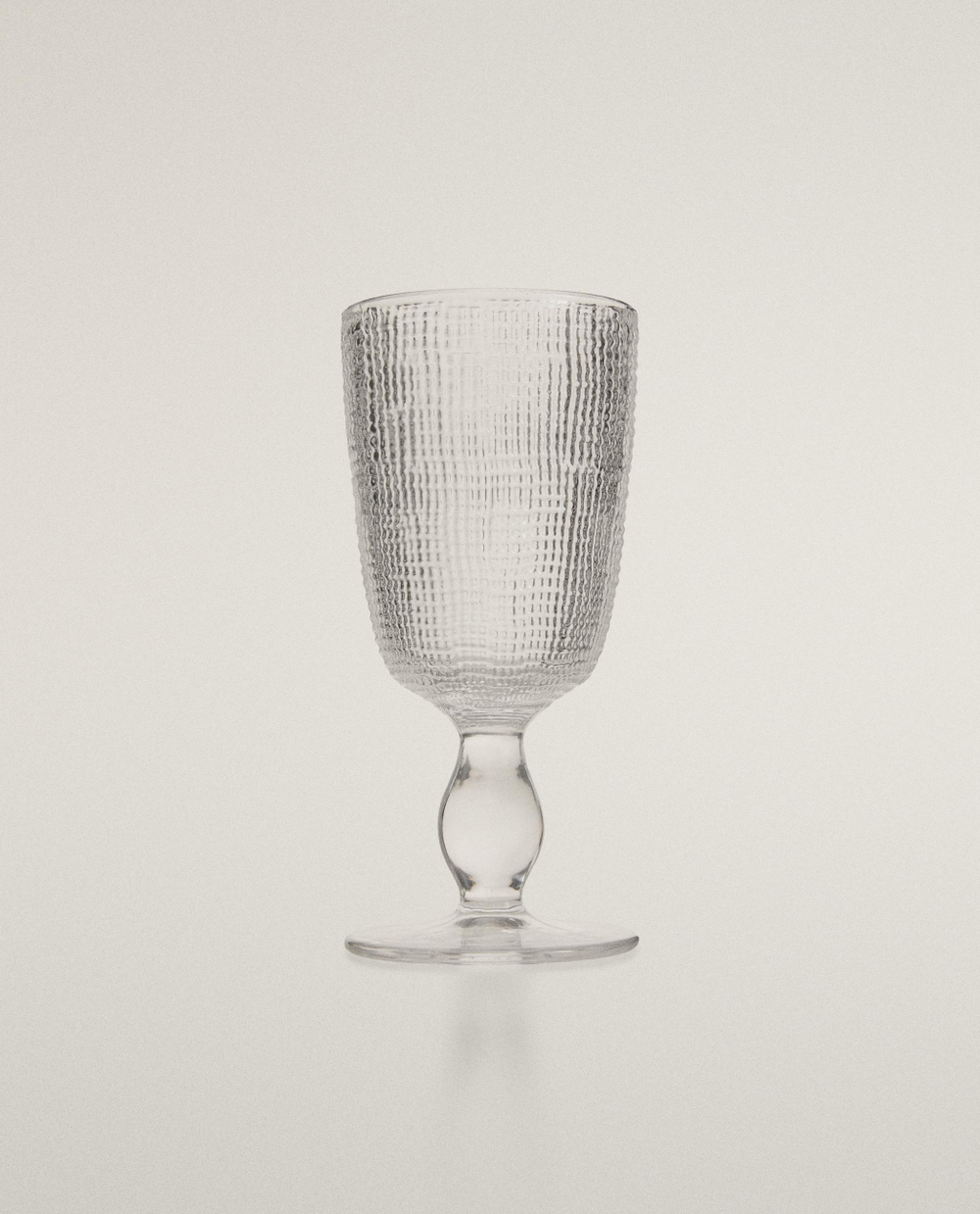 Zara Home бокал из стекла, цвет прозрачный, 16.5 см