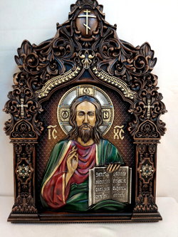 Икона резная "Господь Вседержитель"