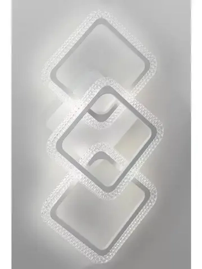 Люстра потолочная светодиодная с пультом ДУ Rivoli белая 78 Вт 3035K-6198К, светильник на кухню, в детскую, в спальню