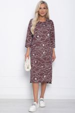 Платье Стильный баланс (коричневое) П10875 LT Collection
