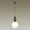 4668/1 PENDANT ODL20 471 черный/белый Подвес E27 1*40W (тип лампы СВЕЧА) 220V OKIA