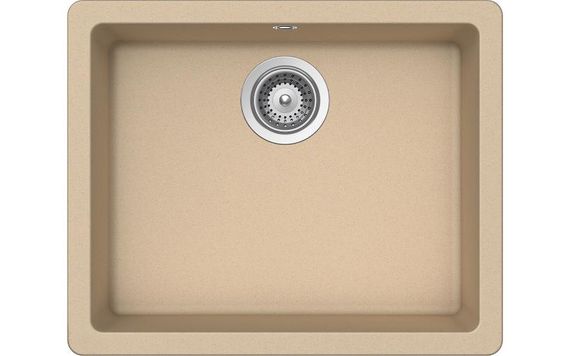 Мойка SCHOCK Quadro 60 (N-100) Cristalite 550x430 (подстольный монтаж) лунный камень