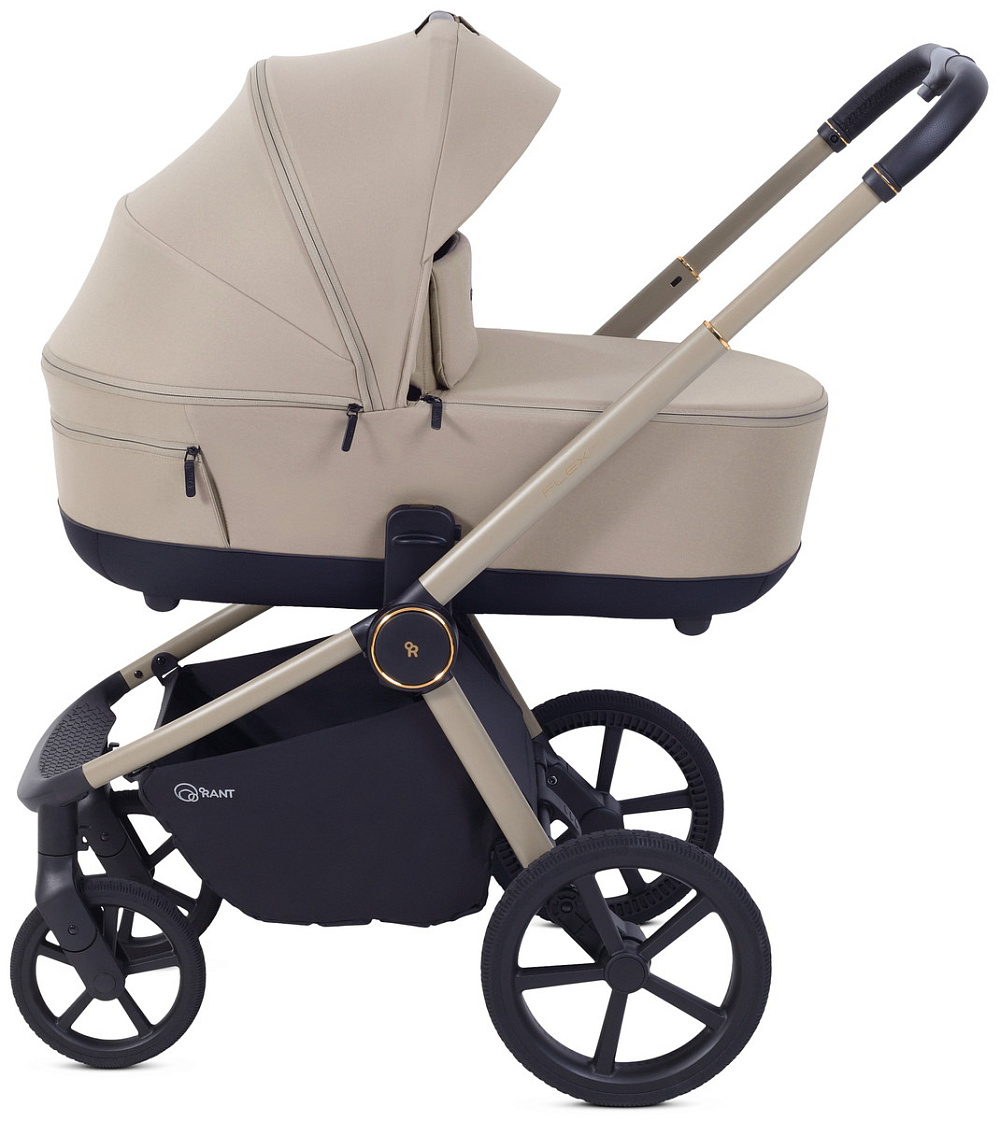 Детская коляска Rant Flex Therm Soft 3 в 1 с автокреслом Cruise Black Sandy Beige