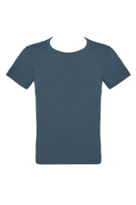 Мужская хлопковая футболка (Размер: M) (Цвет: серый меланж)