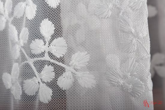Тюль сетка Petite (тёплый белый)