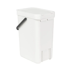 Brabantia Контейнер для мусора Sort & Go 12л белый