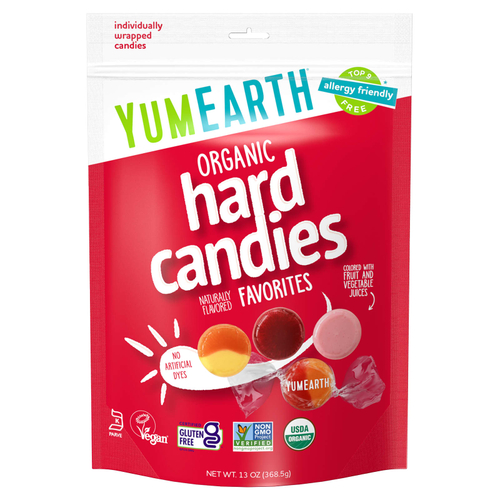 YumEarth, Органические леденцы, любимые фрукты, 368,5 г