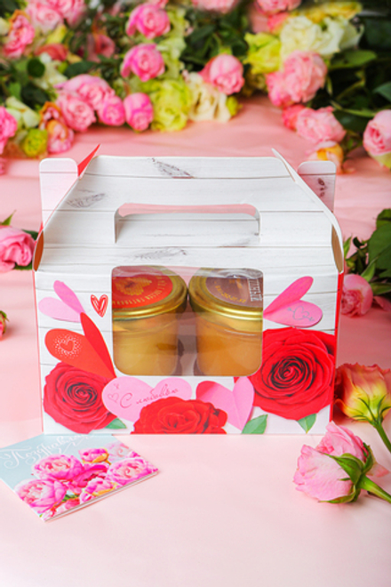 Набор №13 "2 мёда по 140гр в подарочной упаковке"