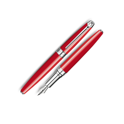Перьевая ручка Carandache Leman Scarlet red lacquered SP с пером F (4799.760)