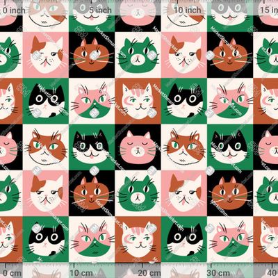 Коты на клетке by Alenka Karabanova 638 DPI