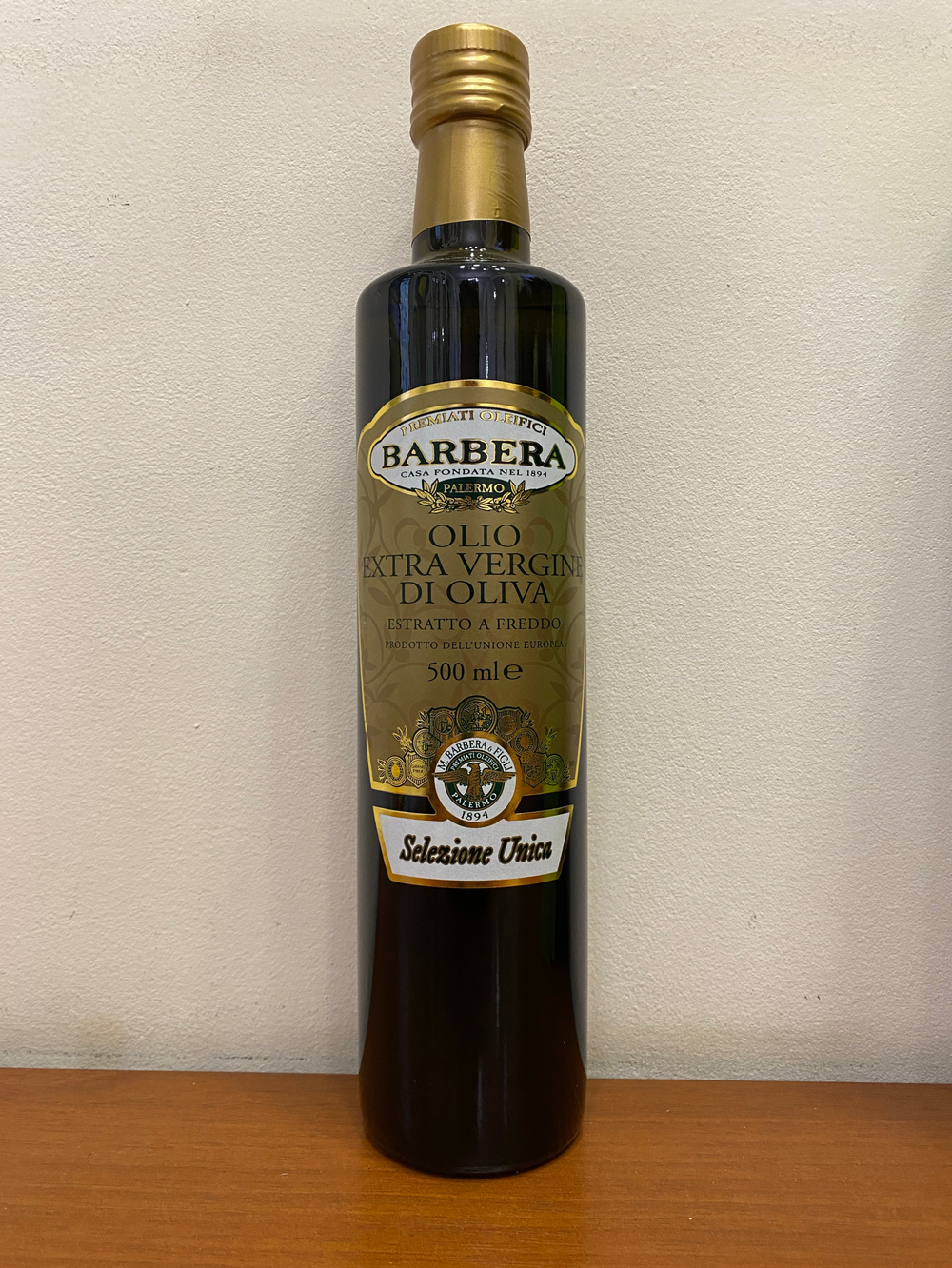 Оливковое масло BARBERA Selezione Unica  Extra Virgin 500 мл Италия