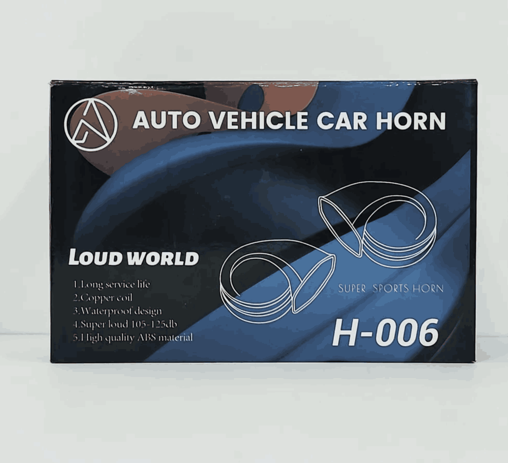 НЕТ - H-006 / Сигнал звуковой H-006 Волга 12V 110ДБ 410/510HZ для автомобиля (2 шт. / комплект)