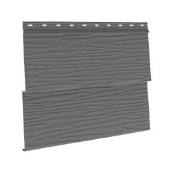 Металлический сайдинг AQUASYSTEM Скандинавская доска узкая двойная, матовая, 3 м