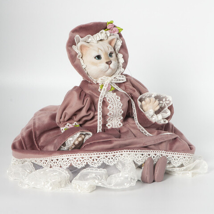 Коллекционная кукла Кошка Фике