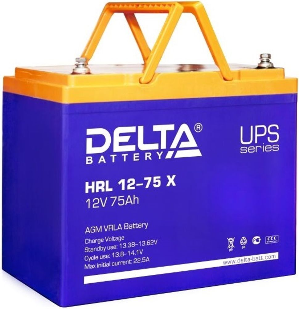 DELTA HRL 12-75 X аккумулятор