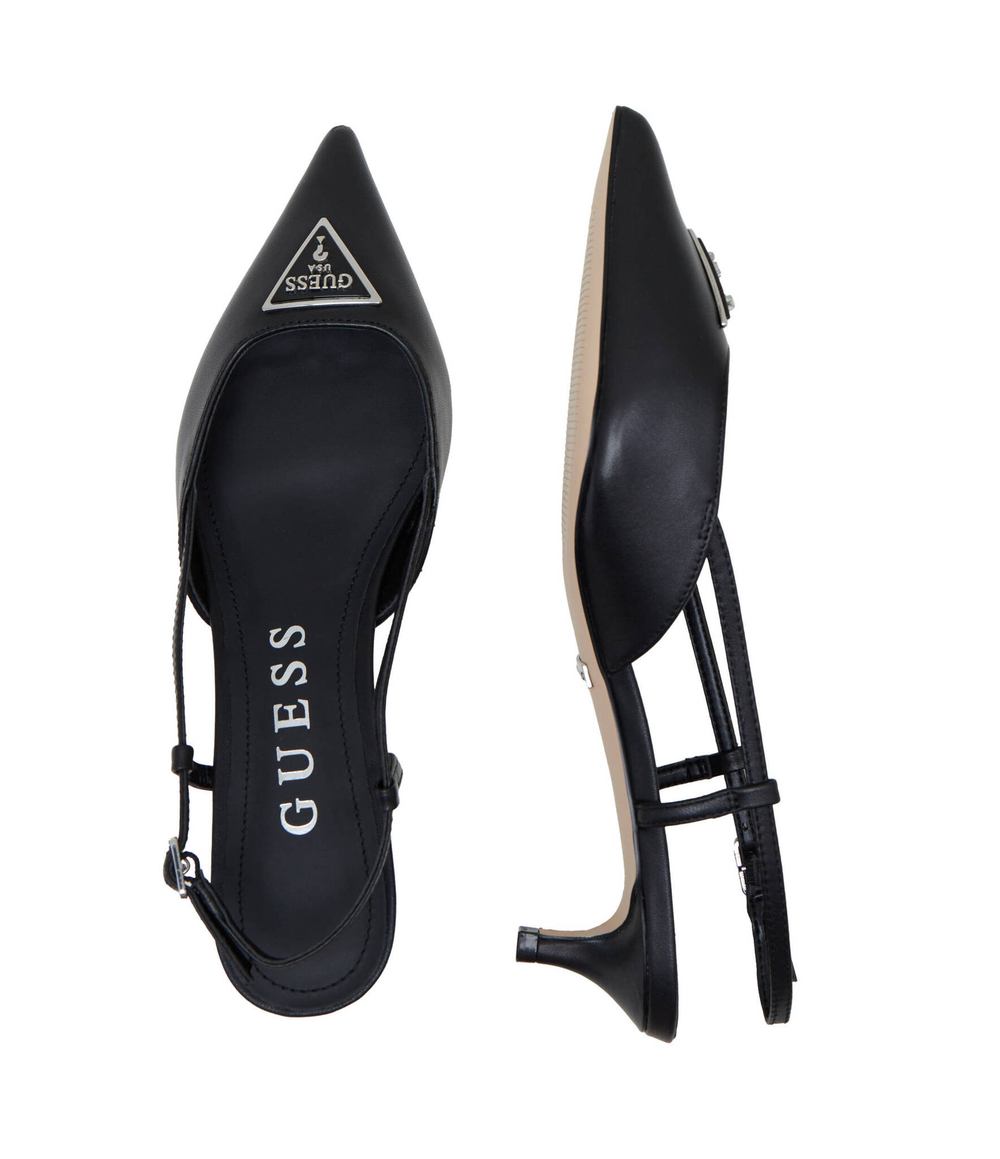 Кожаные туфли Guess - черный(FLPJES LEA05)