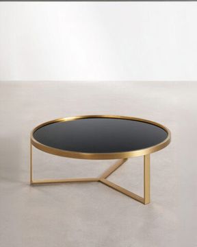 Чёрный кофейный стол “Ульм”