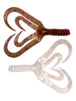 Твистер Helios Credo Four Tail 3,35"/8,5 см Cola 10шт. (HS-20-045)