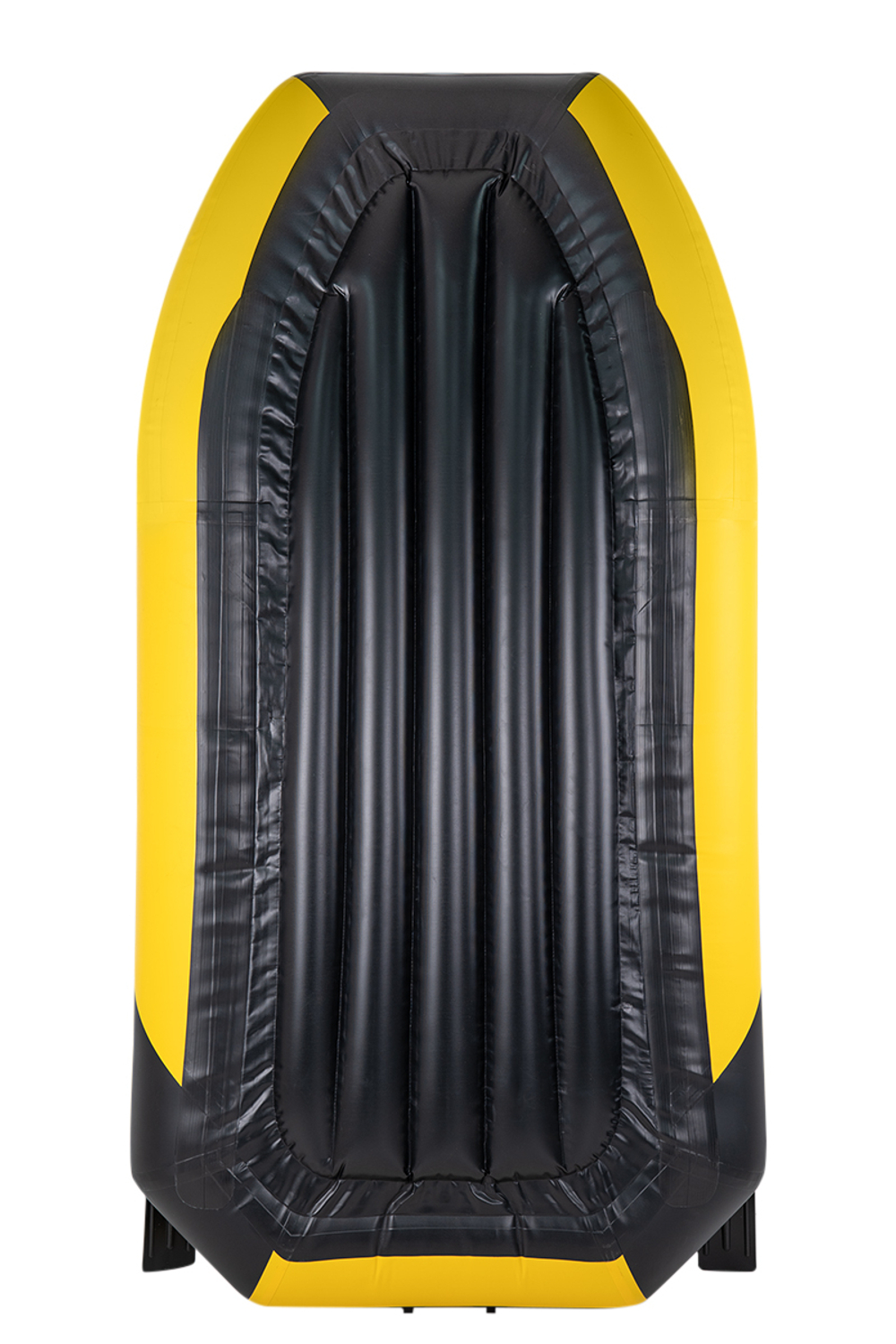 YACHTMAN-260 МНД НАДУВНОЕ ДНО (Яхтман) желтый-черный (лодка ПВХ с усилением)