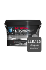 LITOKOL Затирка ЛИТОХРОМ ЛАКШЕРИ ЭВО/LITOCHROM LUXURY EVO 140 мокрый асфальт 2 кг