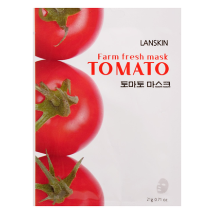 Маска тканевая с экстрактом томата LanSkin farm fresh tomato mask, 21 г