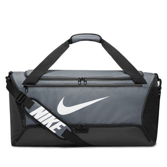 Спортивная сумка Nike Brasilia 9.5 Training Duffel Bag - серый/черный/белый