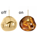 Подвесной дизайнерский светильник MELT by Tom Dixon (серебряный)