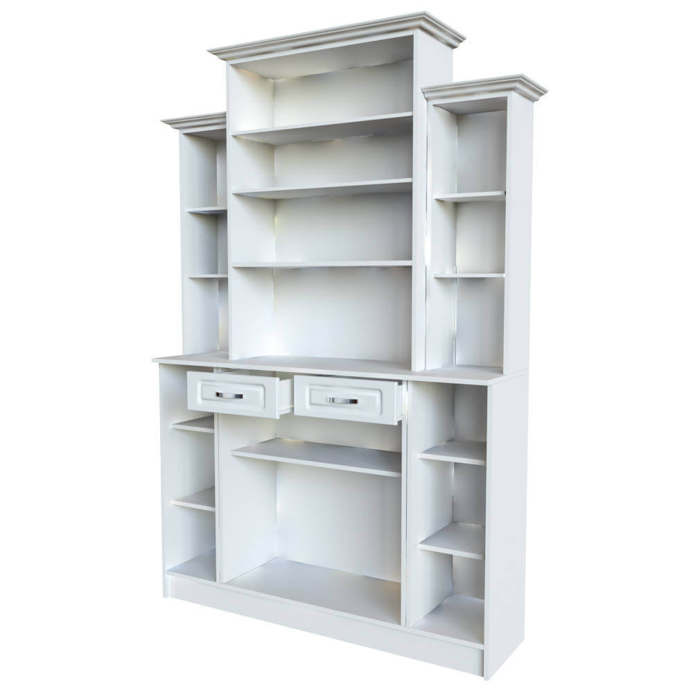 Буфет Прованс 014 клен кремовый, клен бирюза, клен серый, клен белый, дуб канадский, дуб канадский белый