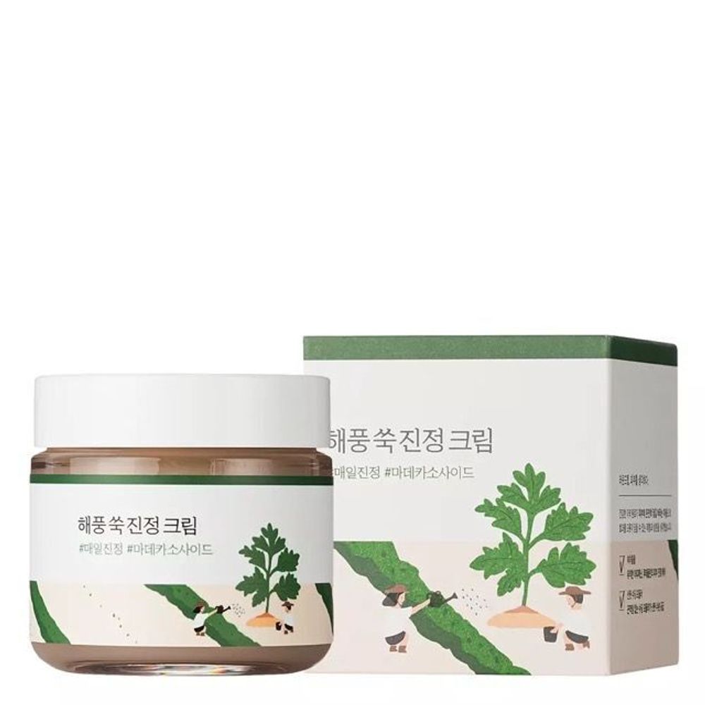 ROUND LAB Крем успокаивающий с экстрактом полыни Mugwort Calming Cream (80мл)