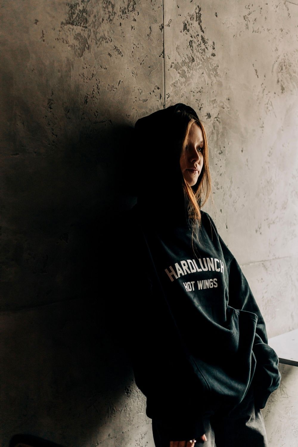 Худи Hardlunch Hot wings черный