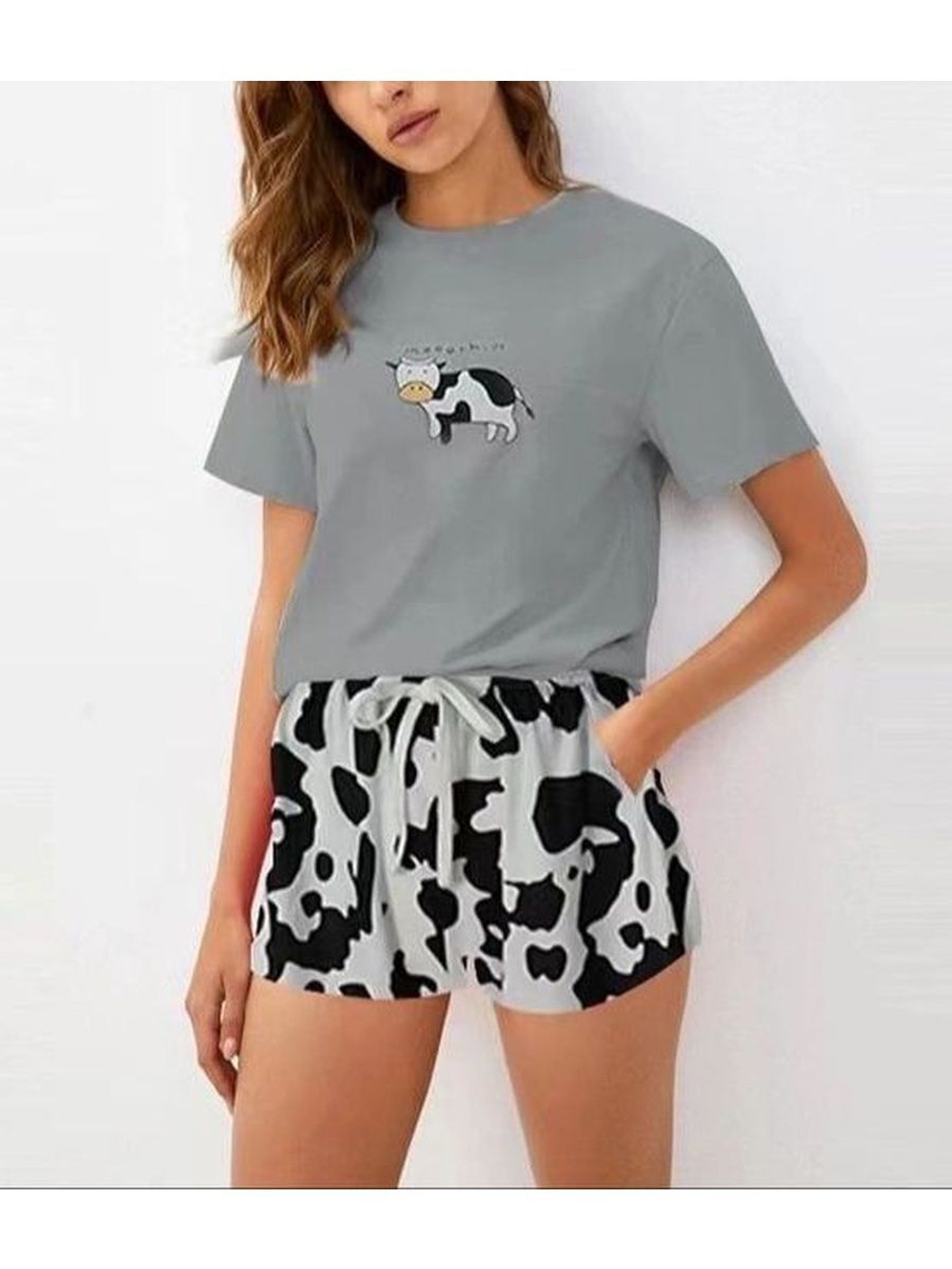 [m]Пижама шорты и футболка 3218