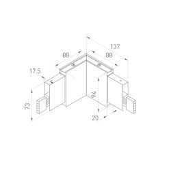 Светильник ALT-LINEAIR-FLAT-DIM-L90-2094-3W Warm3000 (BK, 100 deg) (Arlight, IP20 Металл, 3 года) 031531