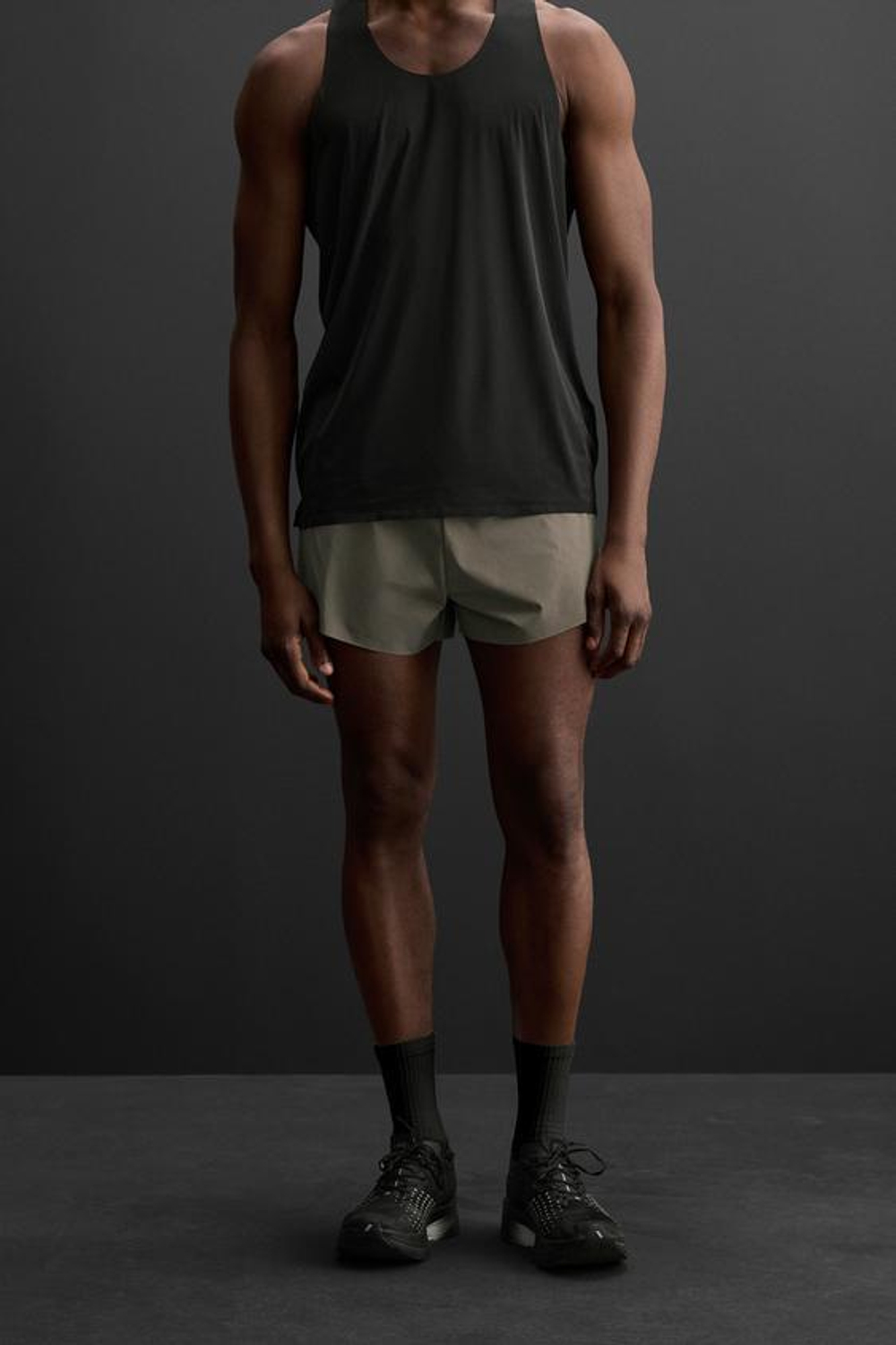 ZARA КОРОТКИЕ ШОРТЫ ДЛЯ БЕГА, СЕРО-КОРИЧНЕВЫЙ