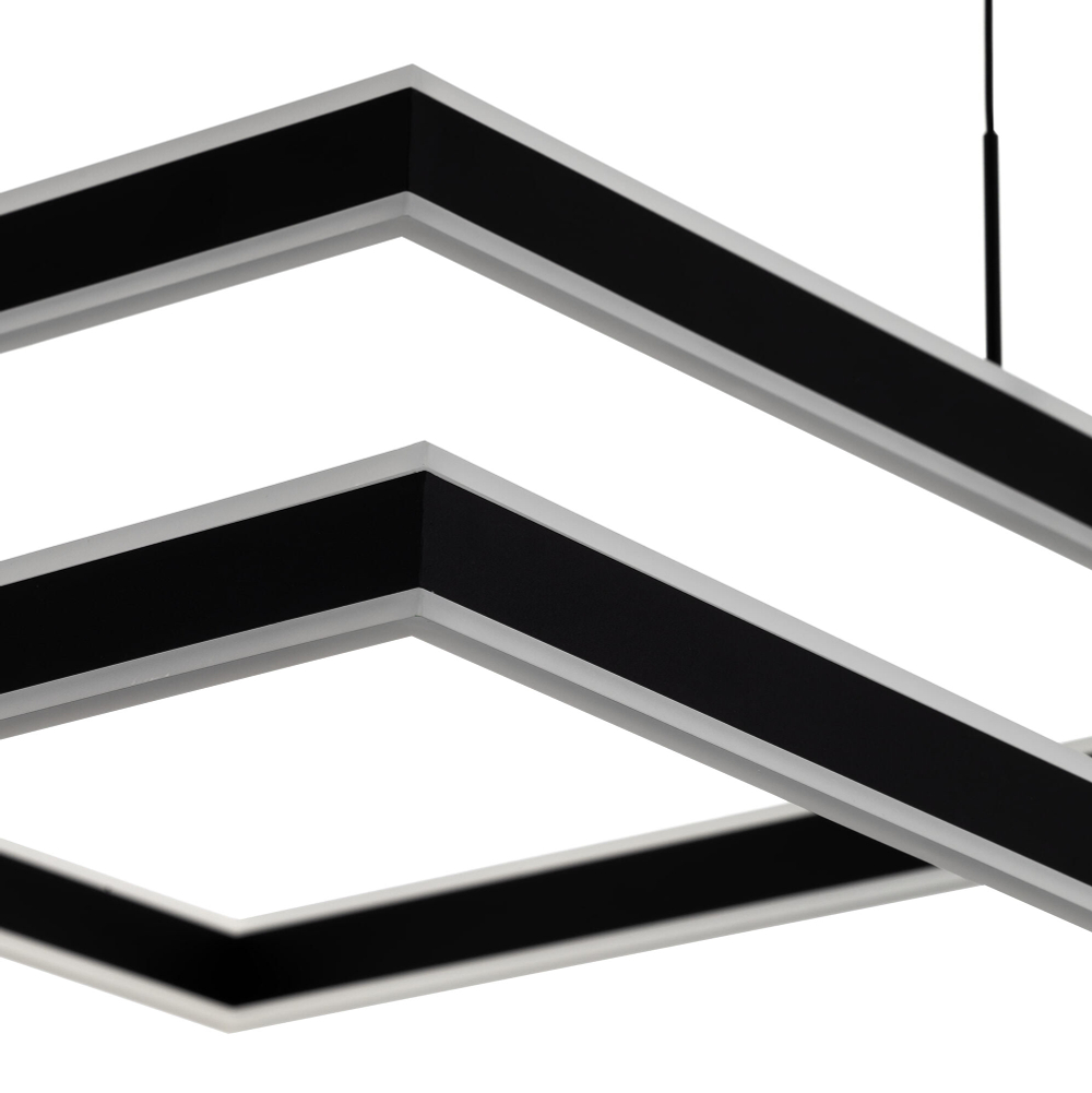 Citilux Дуэт CL719K211 LED Люстра подвесная с пультом Чёрная