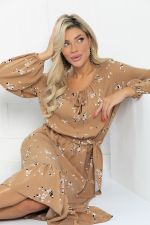 Платье Алания (бежевое) П12931-10М LT Collection