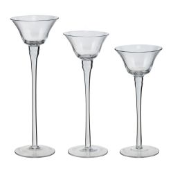 GAEM Набор из 3-х подсвечников, L22,5 W12 H32,5 см